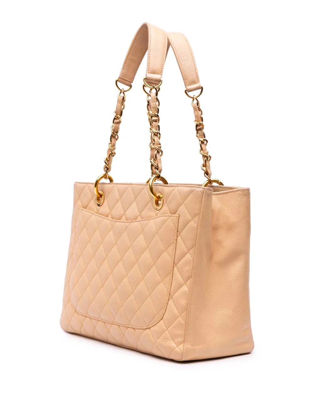 Pre-owned Chanel 2011 Caviar Grand Shopping Tote Bag