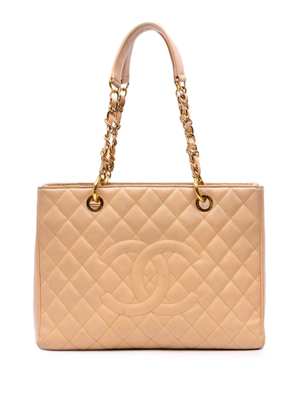 Pre-owned Chanel 2011 Caviar Grand Shopping Tote Bag