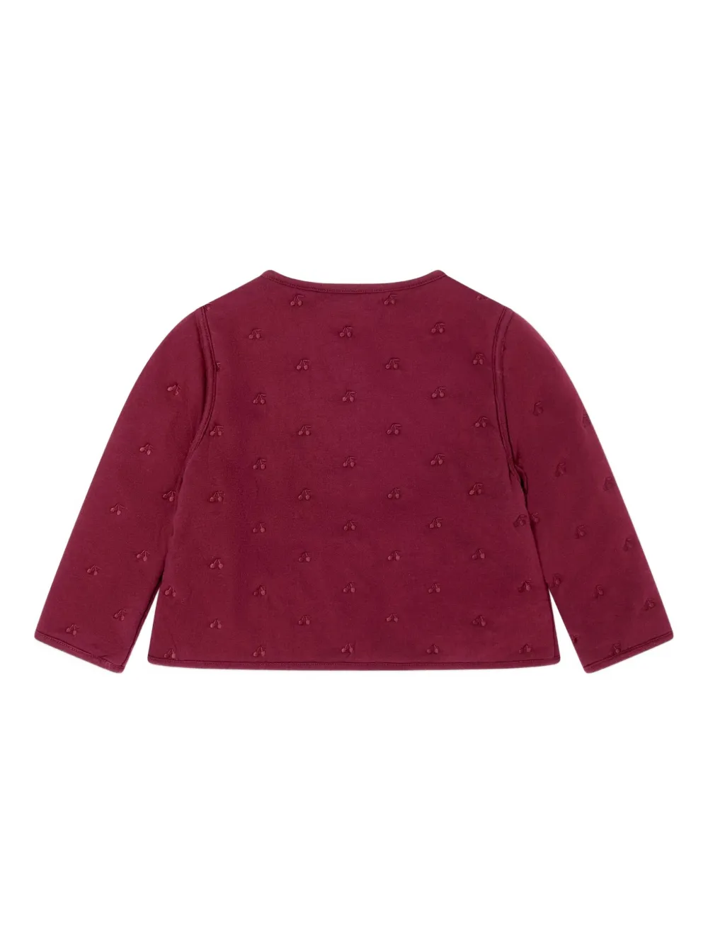 Bonpoint cherry-motif pocket jacket | Girls Padded Jackets | Image 2
