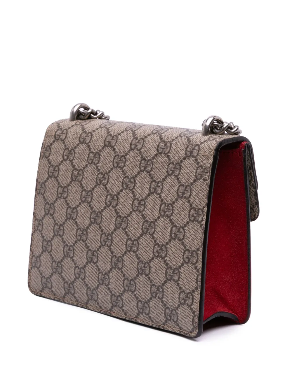 Pre-owned Gucci 2000-2015 Mini Gg Supreme Dionysus Crossbody Bag In Brown