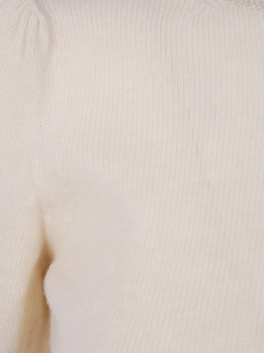 TWINSET puff-sleeve wool sweater Beige