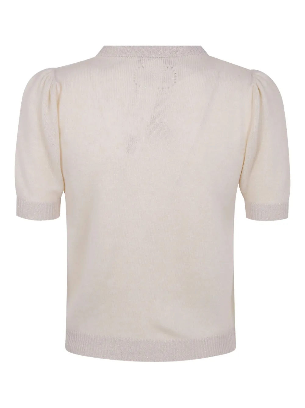 TWINSET puff-sleeve wool sweater Beige