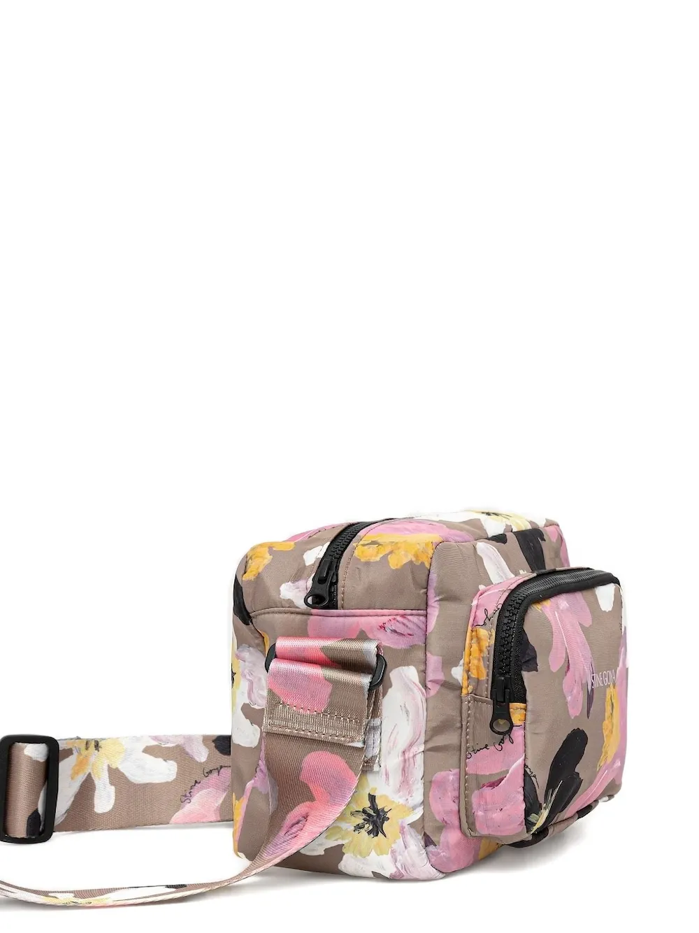 Stine Goya floral-print cross-body bag Beige