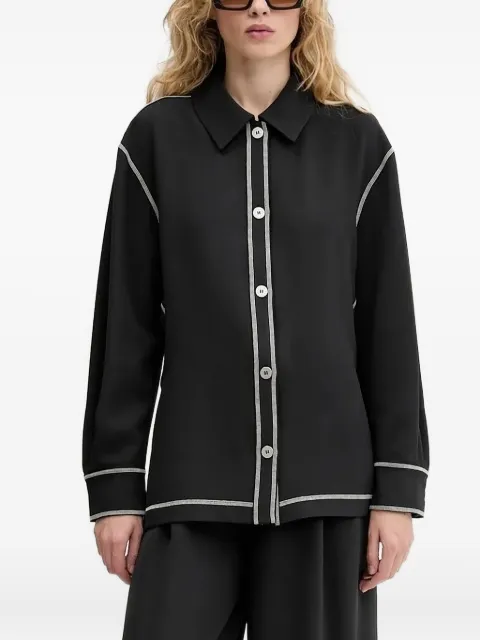 Stine Goya contrast-stitch button-down shirt