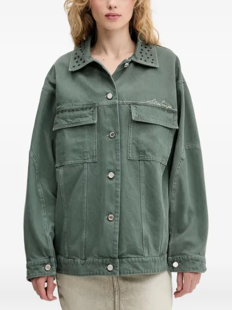 Stine Goya embellished-collar denim jacket
