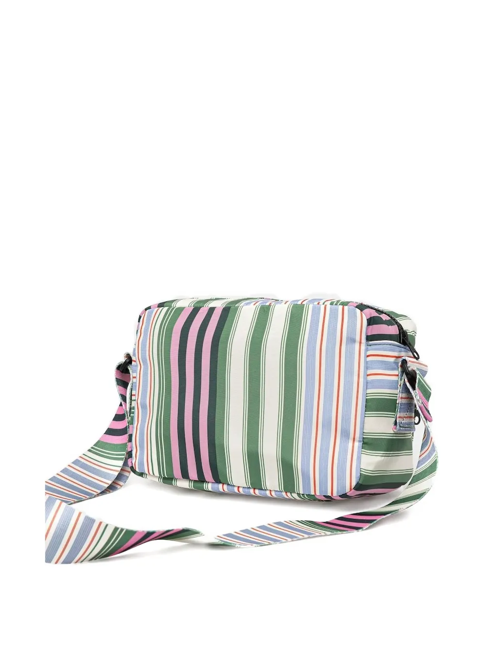 Stine Goya small striped crossbody bag Wit