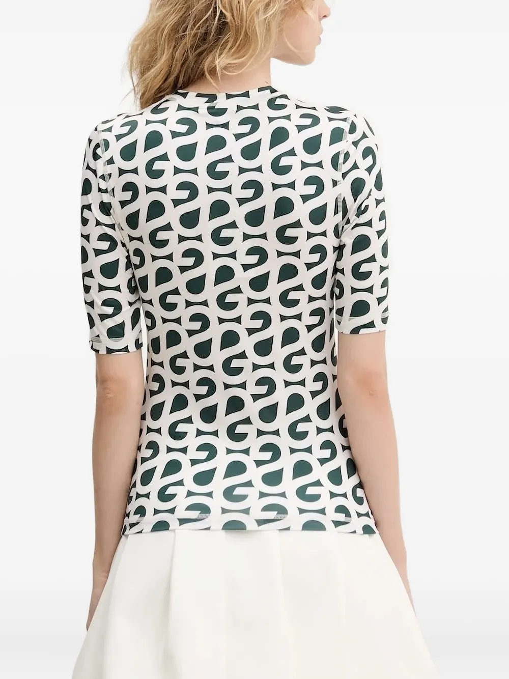 Stine Goya monogram-print short-sleeve T-shirt | T-Shirts & Jersey Shirts | Image 2