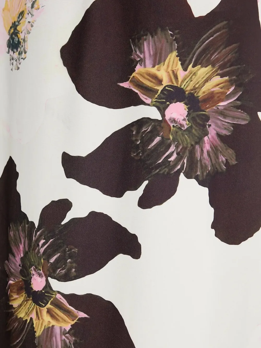 Stine Goya off-shoulder floral print maxi dress Wit