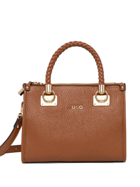 LIU JO braided-handle tote bag