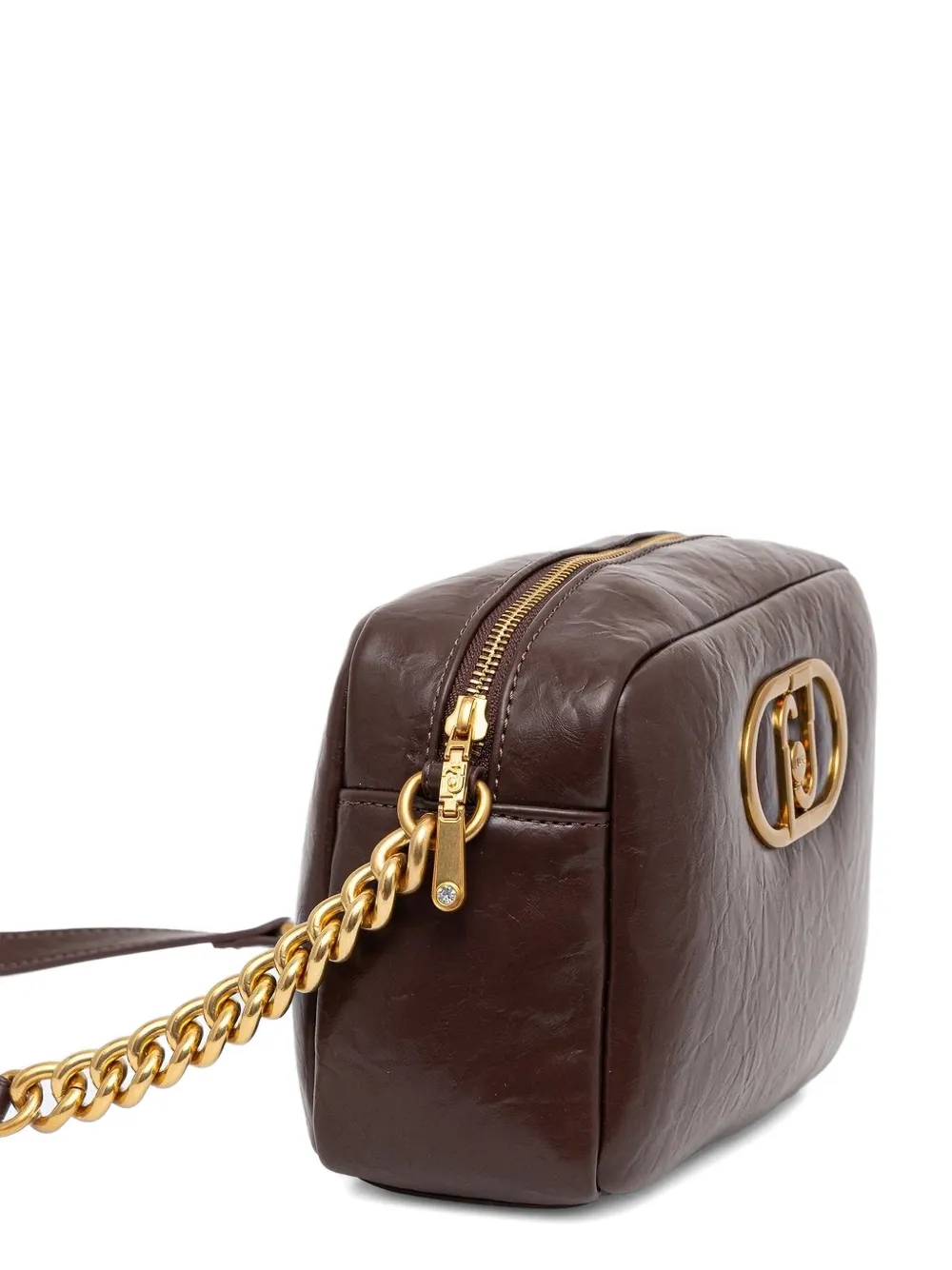 LIU JO medium LaPuffy logo-plaque cross body bag Bruin