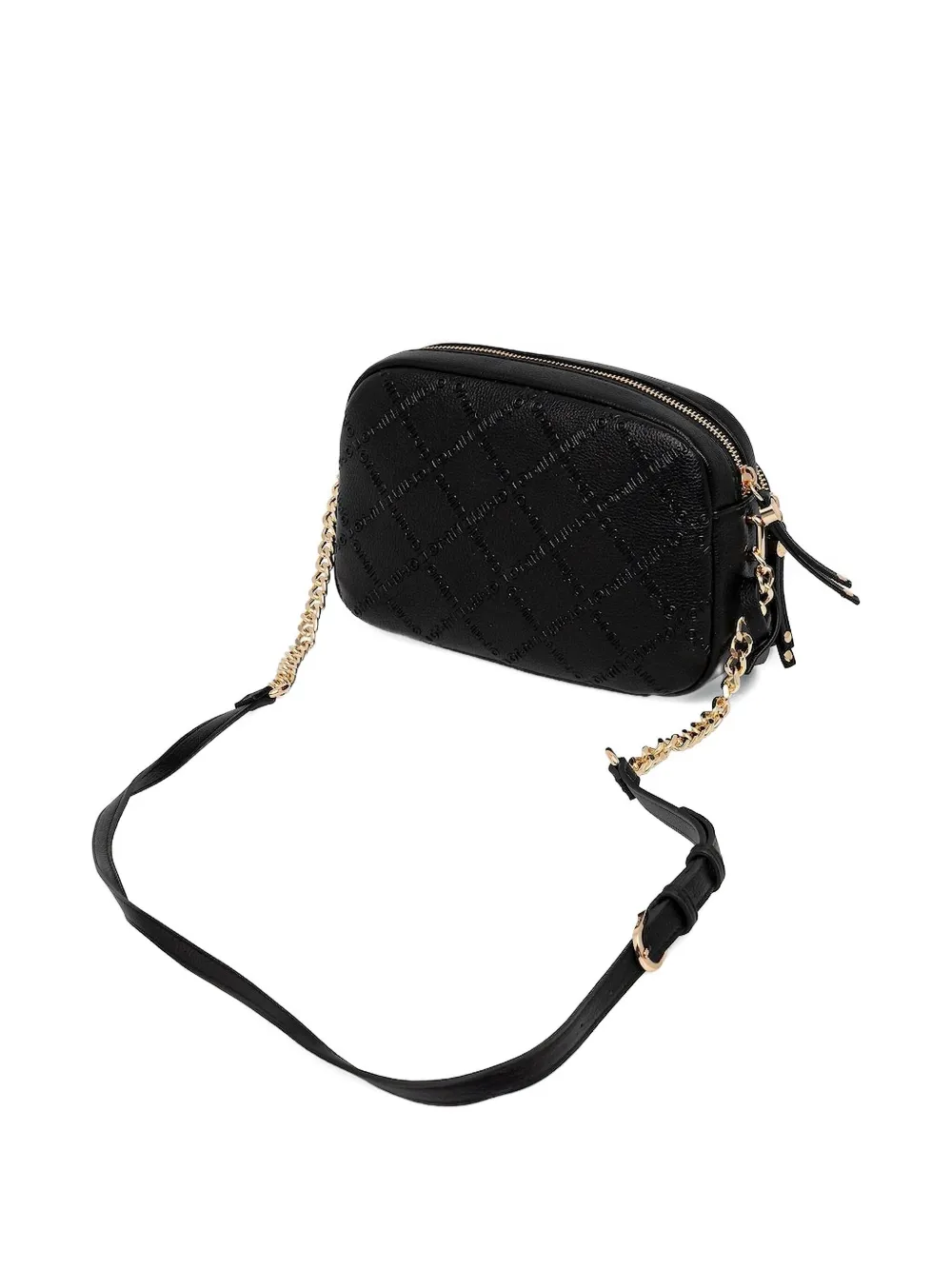 Liu •jo Logo-lettering Cross-body Bag In Black