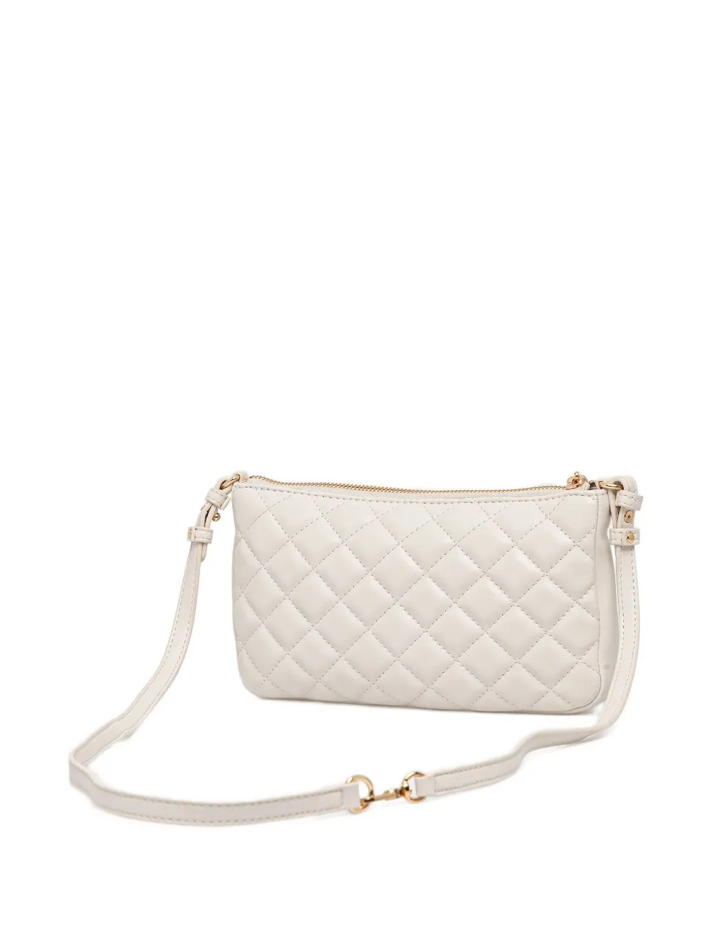 Liu •jo Quilted Cross Body Bag In Neutral