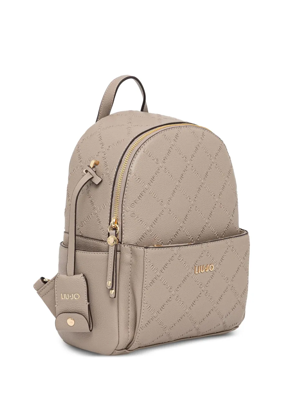 LIU JO Rugzak met logo-reliëf Beige