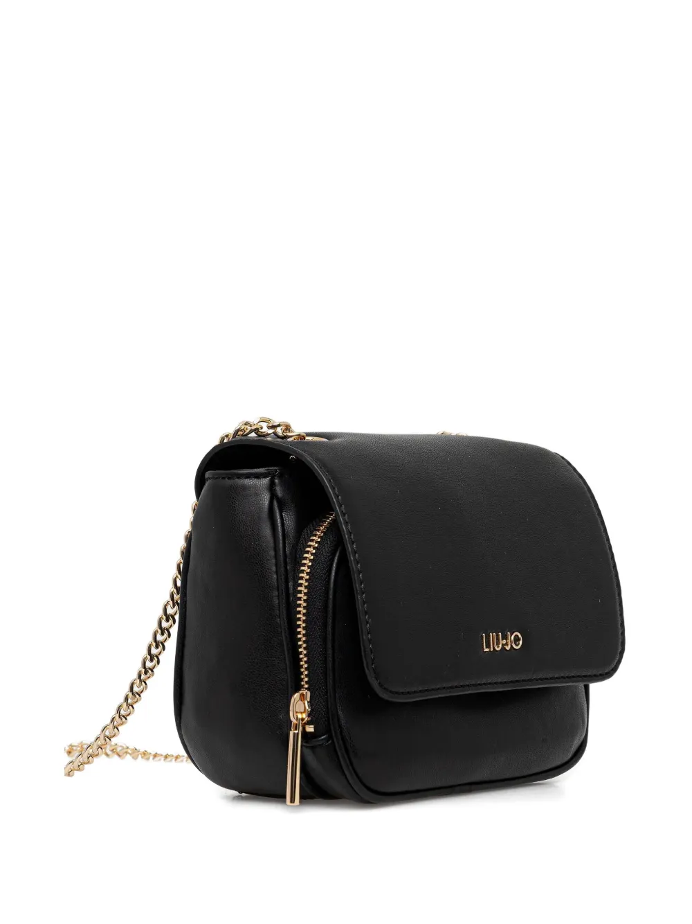 Liu •jo Chain-strap Flap Bag In Black
