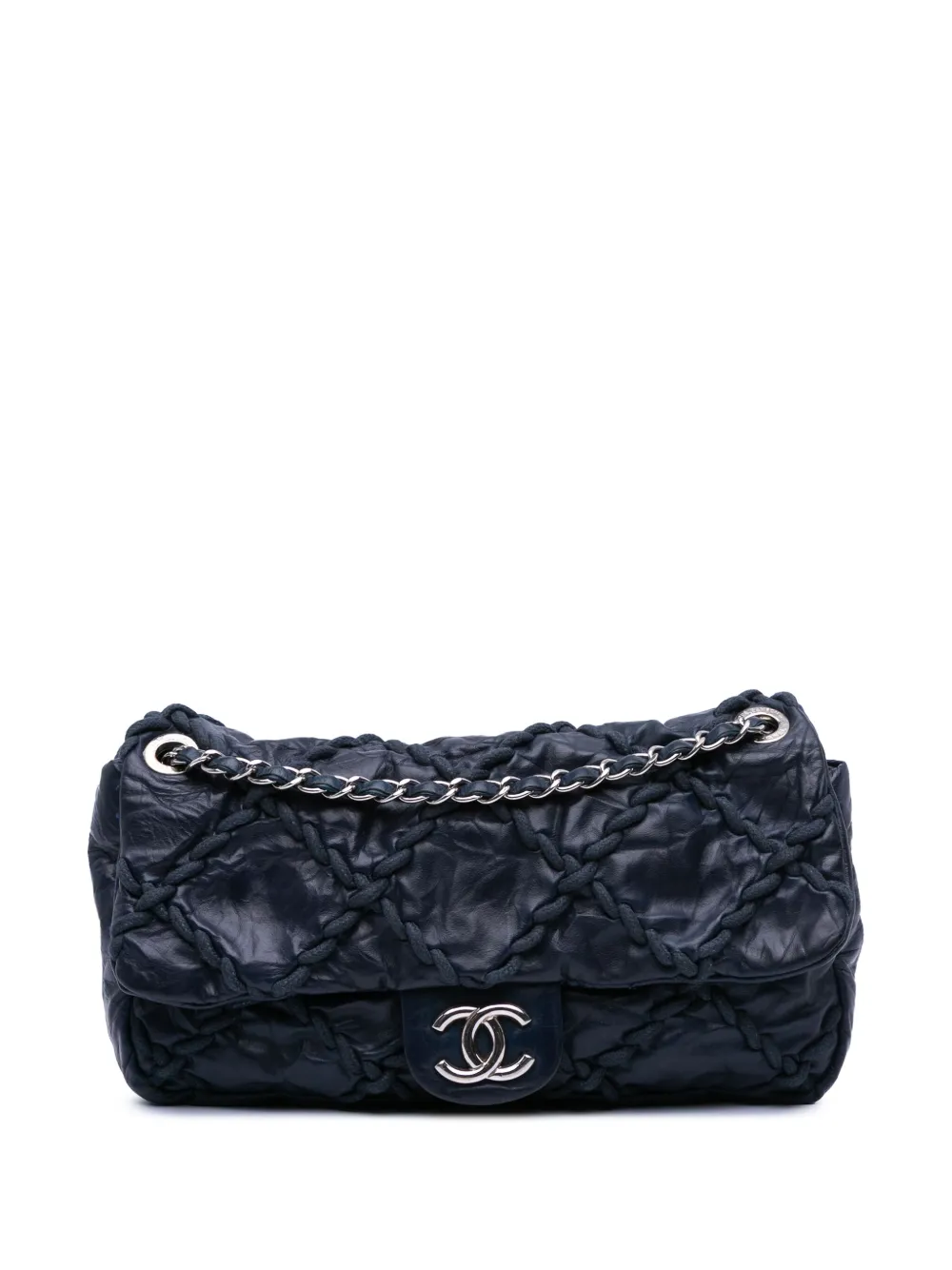 CHANEL Pre-Owned 2011 Medium Quilted Crinkled Calfskin Ultra Stitch CHANEL Pre-Owned 2011 Medium Quilted Crinkled Calfskin Ultra Stitch