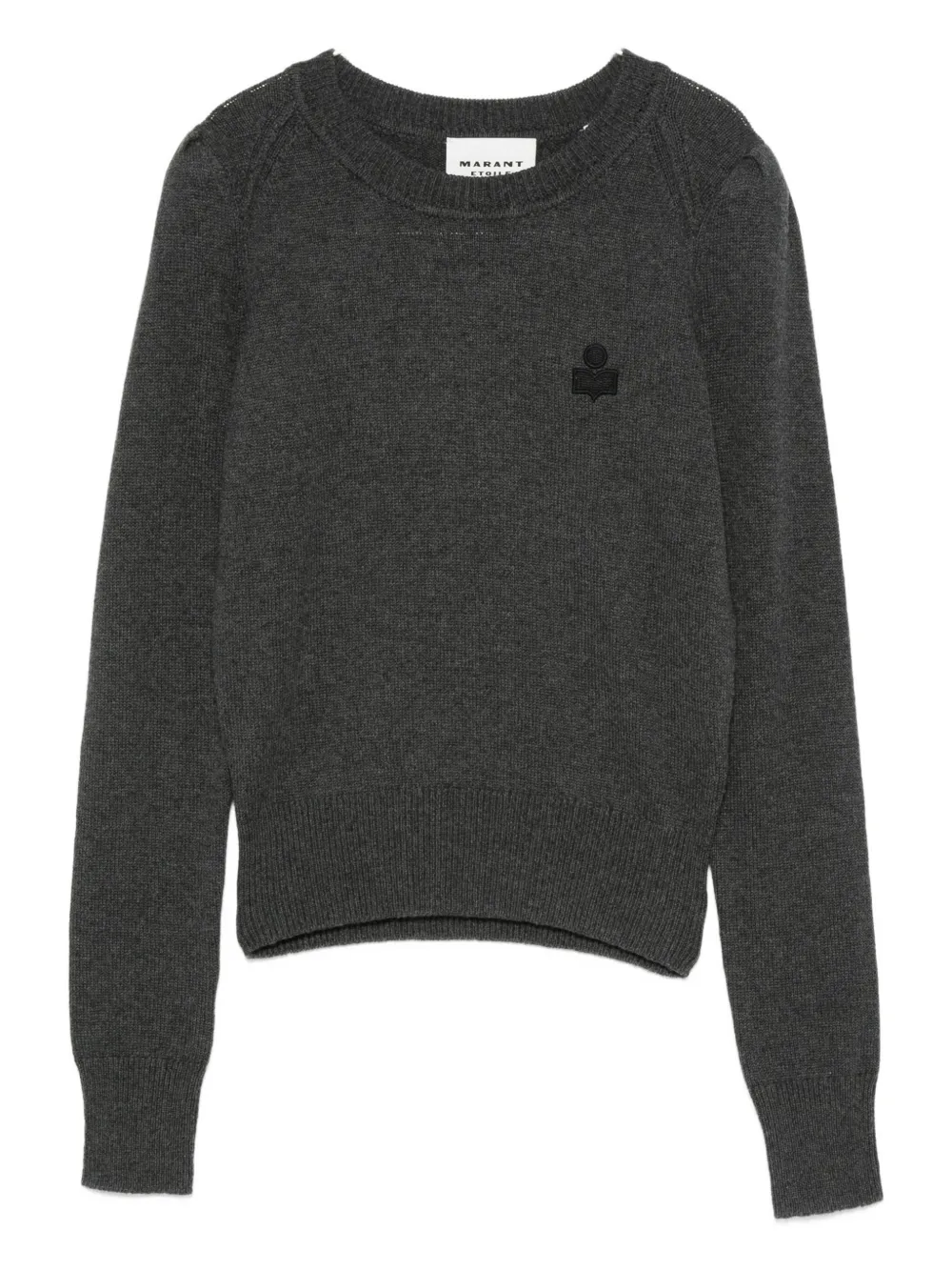 Isabel Marant Étoile Embroidered Long-sleeves Sweater In Gray