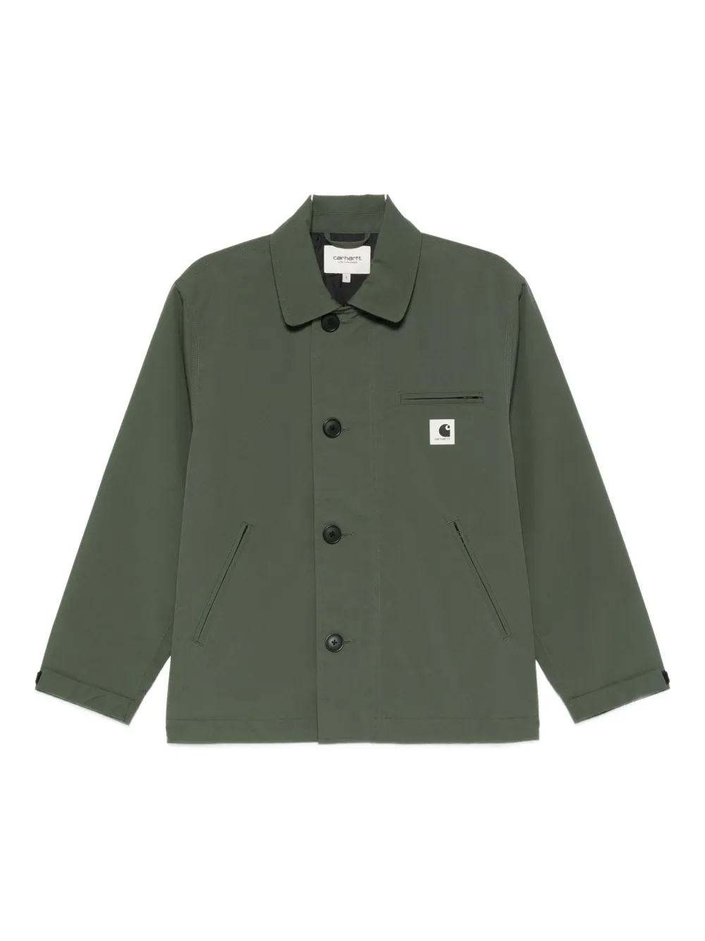 Carhartt Button-fastening Pocket-detail Military Jacket In Green