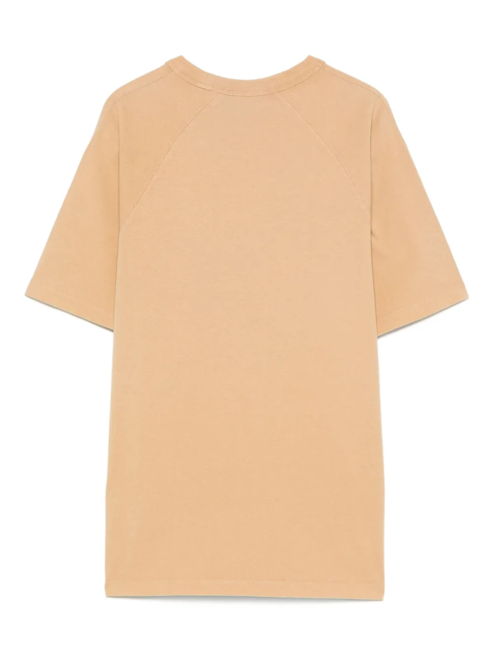 Carhartt WIP Katoenen T-shirt met logopatch Beige
