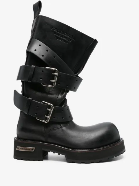 Balenciaga Stivali Venom in pelle con fibbia