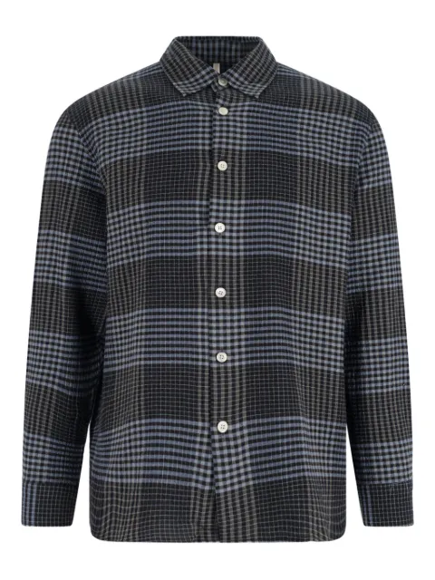 Sunflower checked long-sleeved shirt