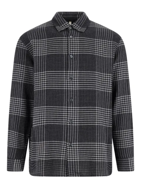 Sunflower checked long-sleeved shirt