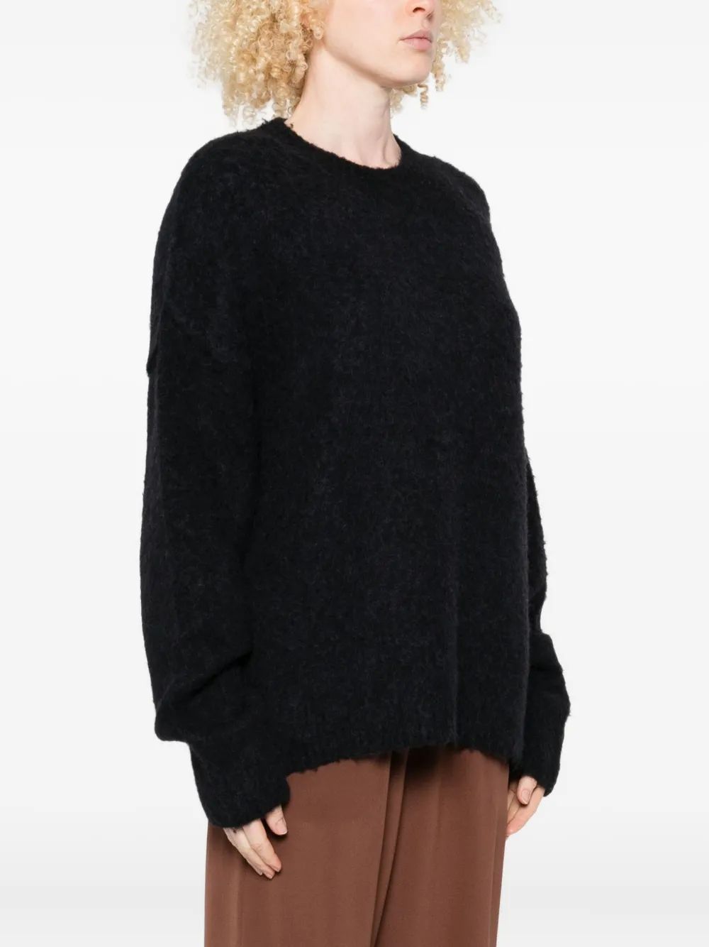 Uma Wang Trui van alpacablend Zwart