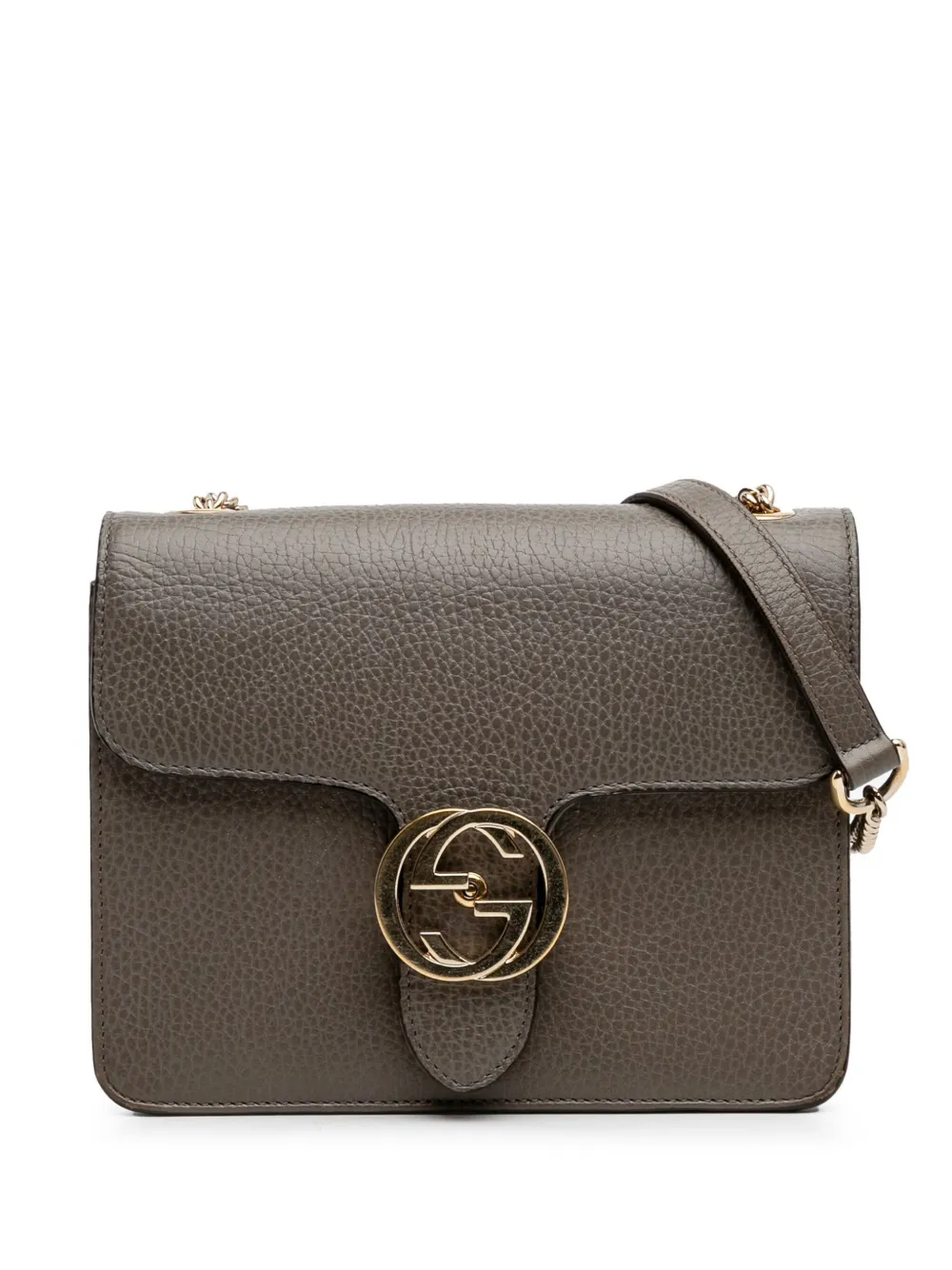 Gucci Pre-Owned 2016-2025 Small Dollar Calfskin Interlocking G Gucci Pre-Owned 2016-2025 Small Dollar Calfskin Interlocking G