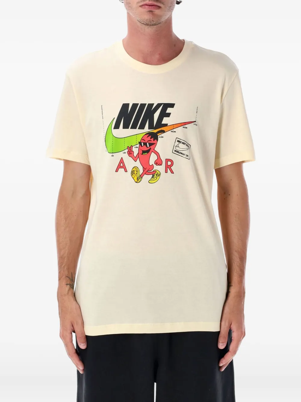Nike Solo Swoosh crew-neck sweatshirt Groen