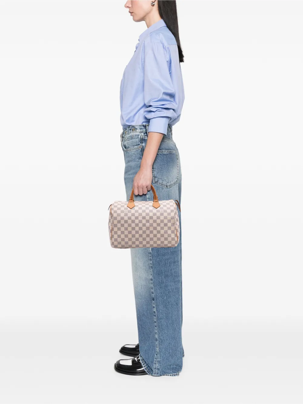 Louis Vuitton Pre-Owned 2012 Damier Azur Speedy 30 boston bag | Pre-Owned | Image 2