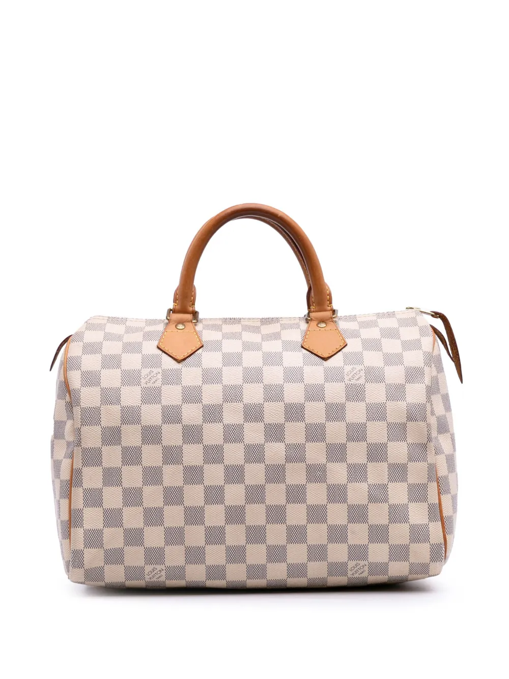Louis Vuitton Pre-Owned 2012 Damier Azur Speedy 30 boston bag - ホワイト Louis Vuitton Pre-Owned 2012 Damier Azur Speedy 30 boston bag - ホワイト