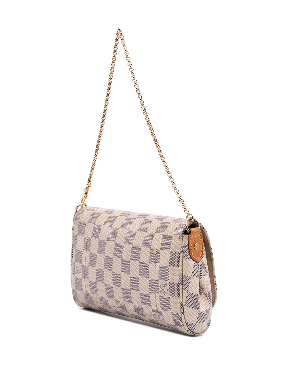 Pre-owned Louis Vuitton 2016 Damier Azur Favorite Pm Satchel