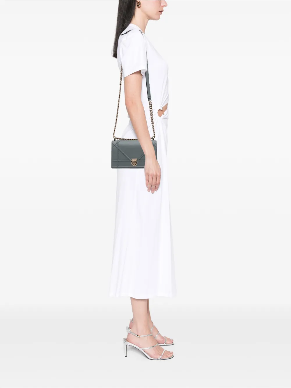 Christian Dior Pre-Owned 2017 Small Grained Calfskin Diorama Flap crossbody bag | Pre-Owned | Image 2