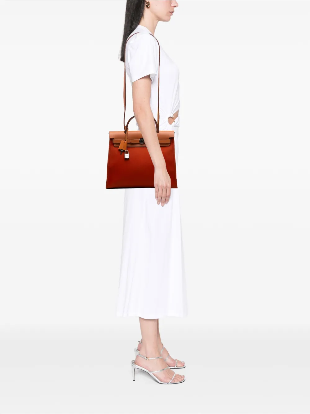 Hermès Pre-Owned 2017 Toile Herbag Zip 31 satchel | Pre-Owned | Image 2