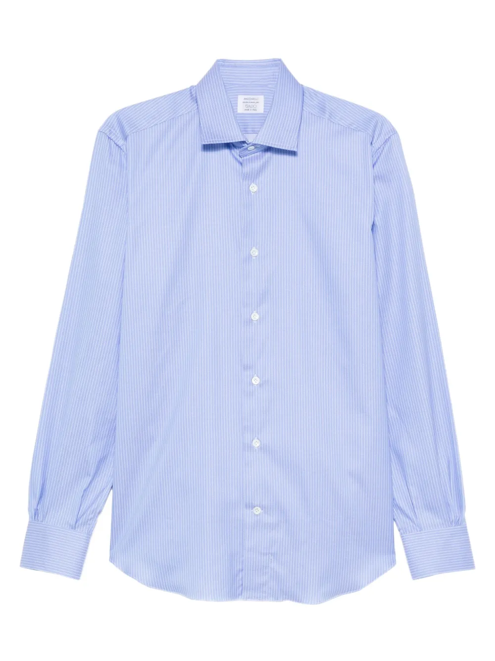 striped long-sleeved shirt