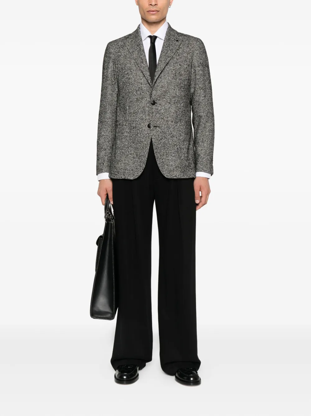 Mazzarelli Button-up overhemd - Wit