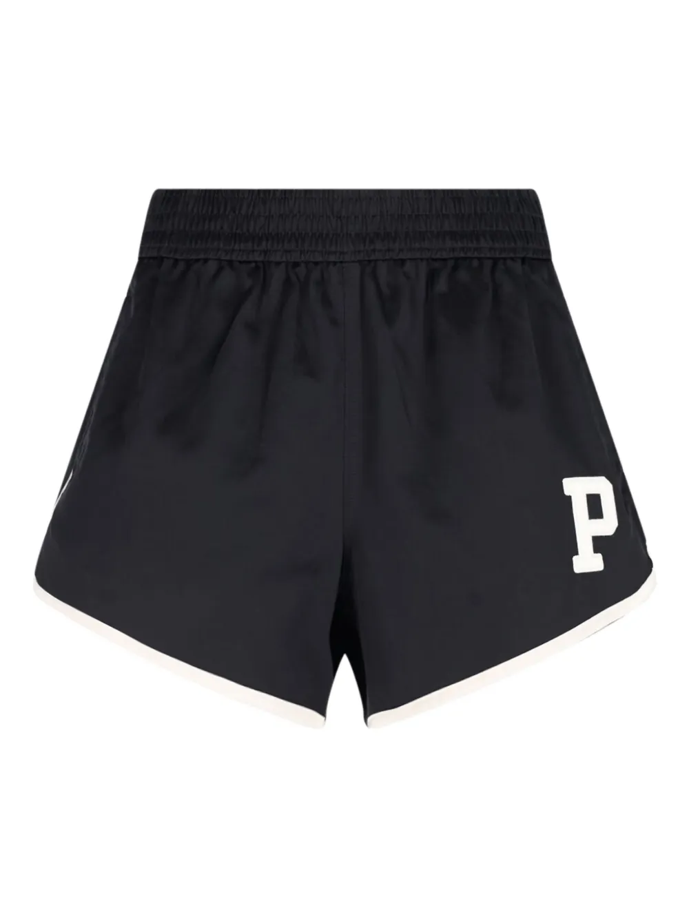 Polo Ralph Lauren logo-embroidered side-striped shorts - ブラック Polo Ralph Lauren logo-embroidered side-striped shorts - ブラック