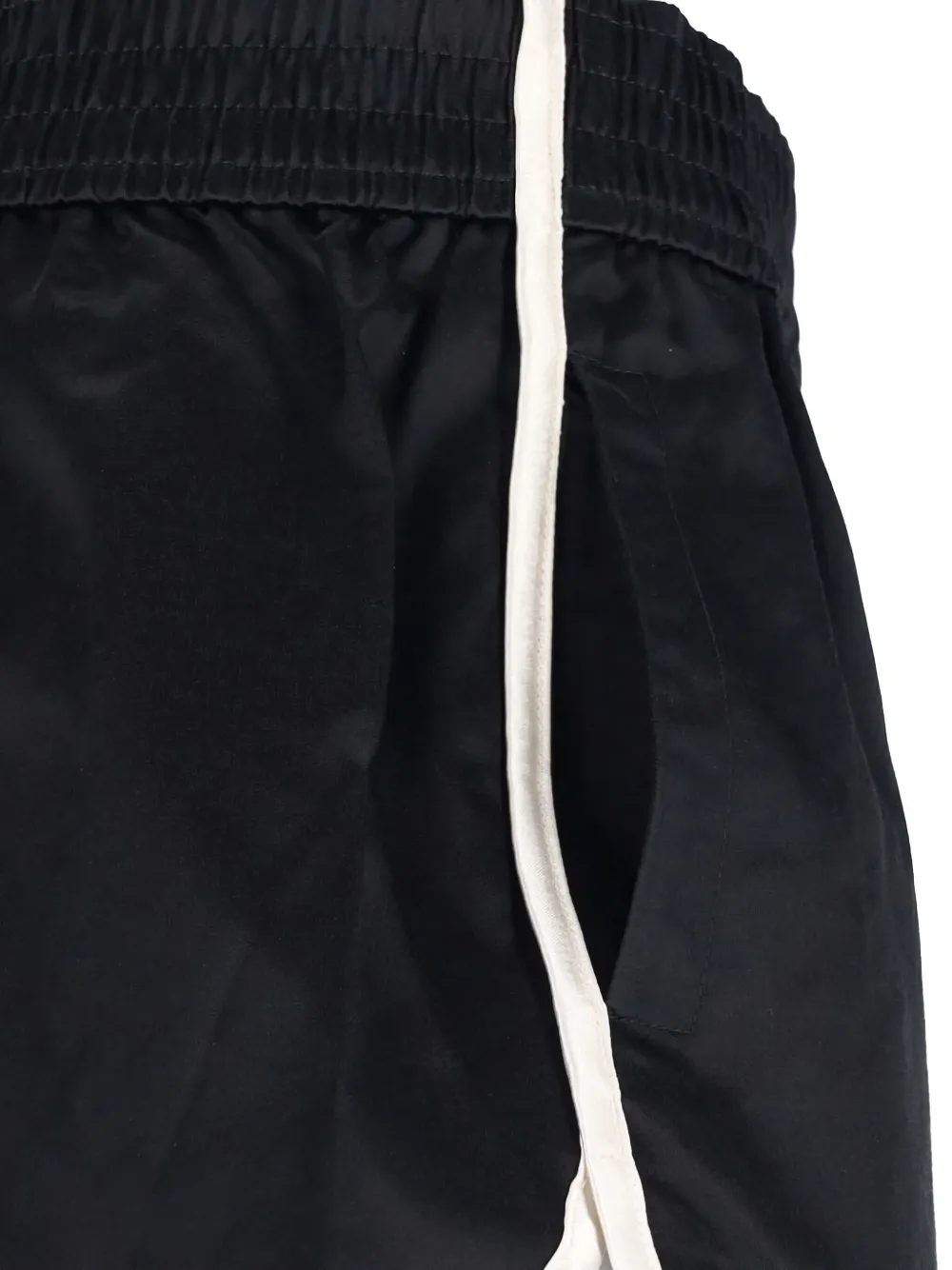Polo Ralph Lauren logo-embroidered side-striped shorts Zwart