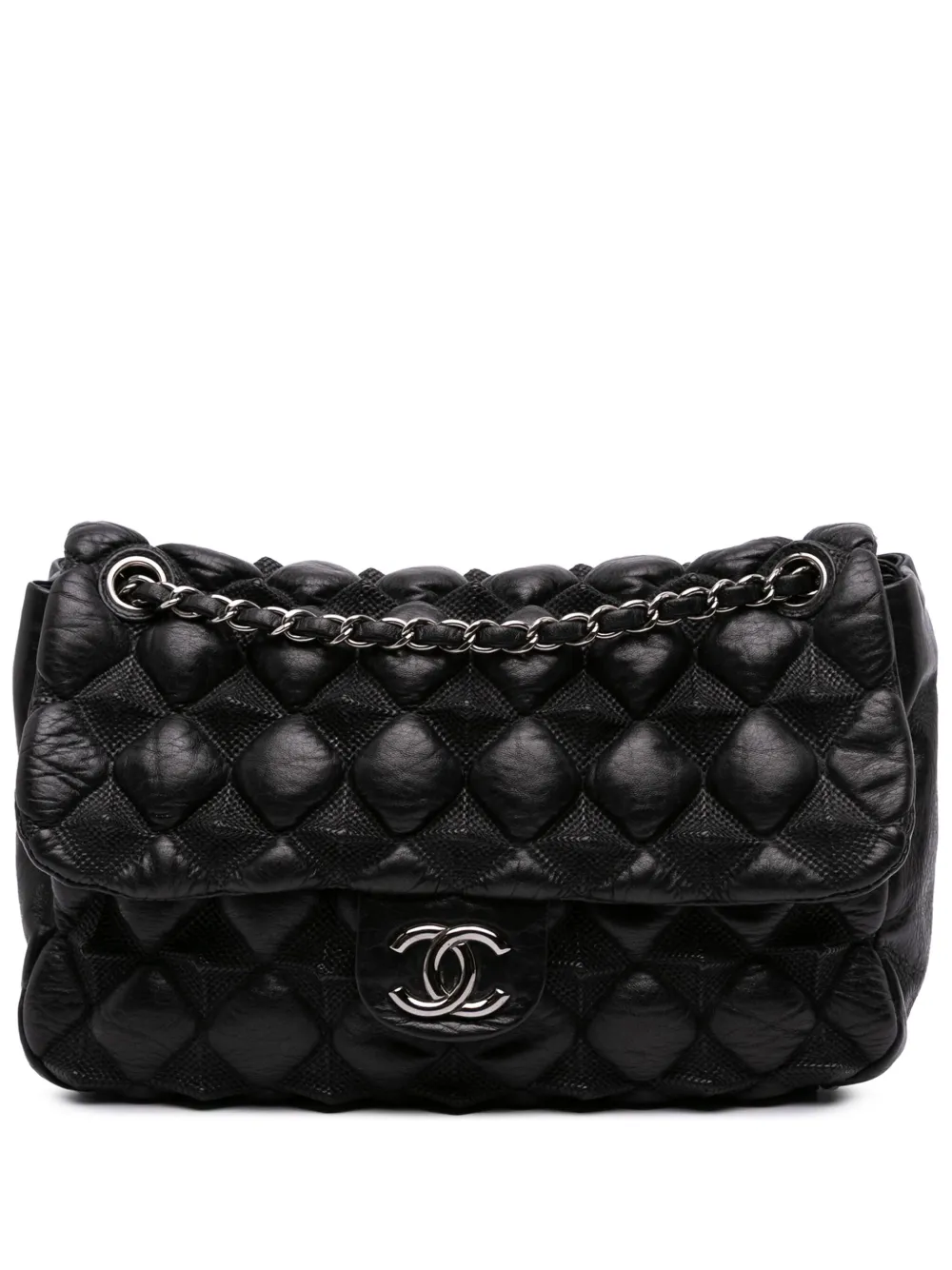 CHANEL Pre-Owned 2008-2009 Quilted Lambskin Stravinsky Flap shoulder CHANEL Pre-Owned 2008-2009 Quilted Lambskin Stravinsky Flap shoulder