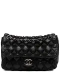 CHANEL Pre-Owned 2008-2009 Quilted Lambskin Stravinsky Flap shoulder bag - Black