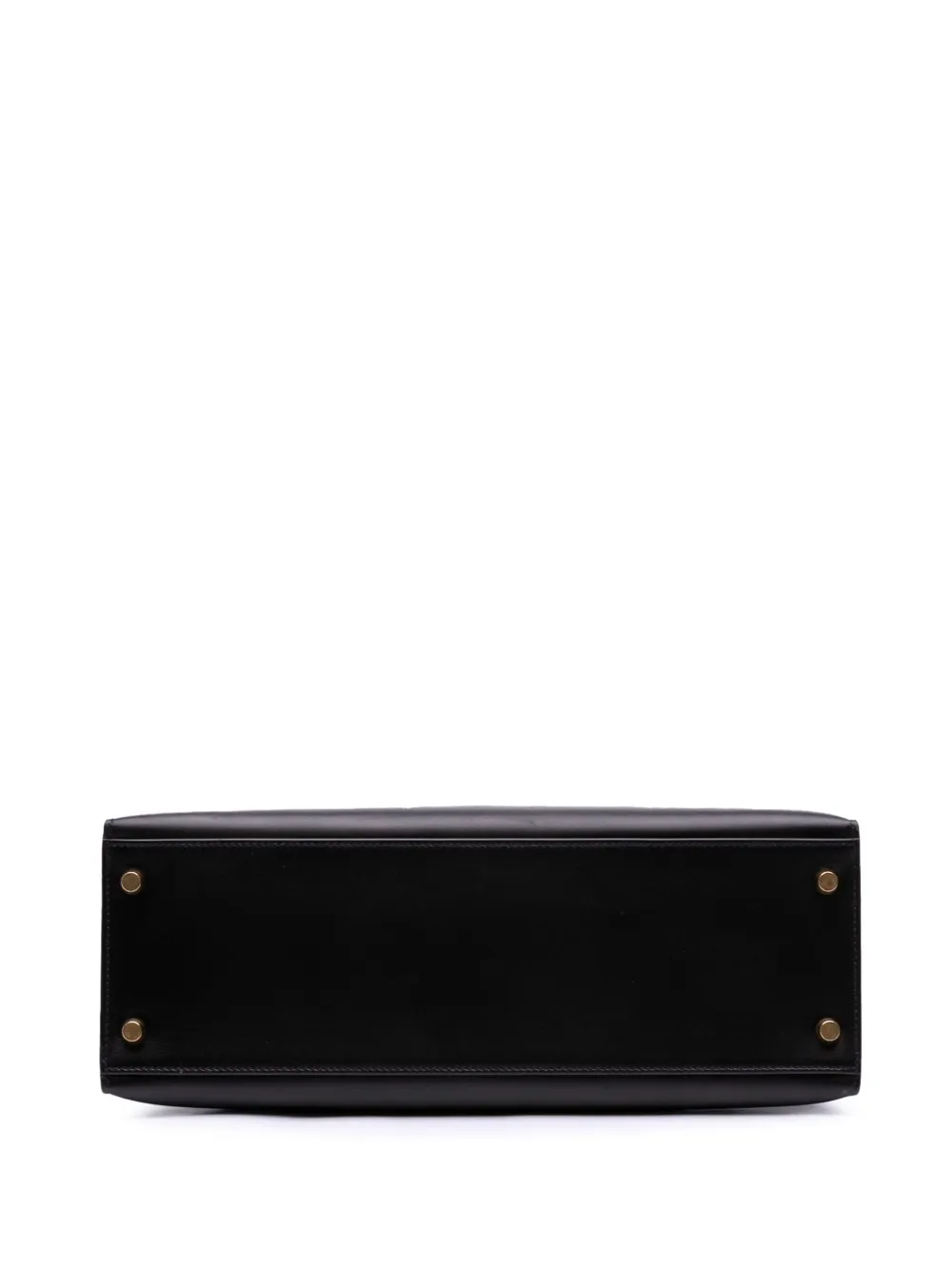 Pre-owned Hermes 2003 Box Calf Kelly Ii Sellier 32 Satchel