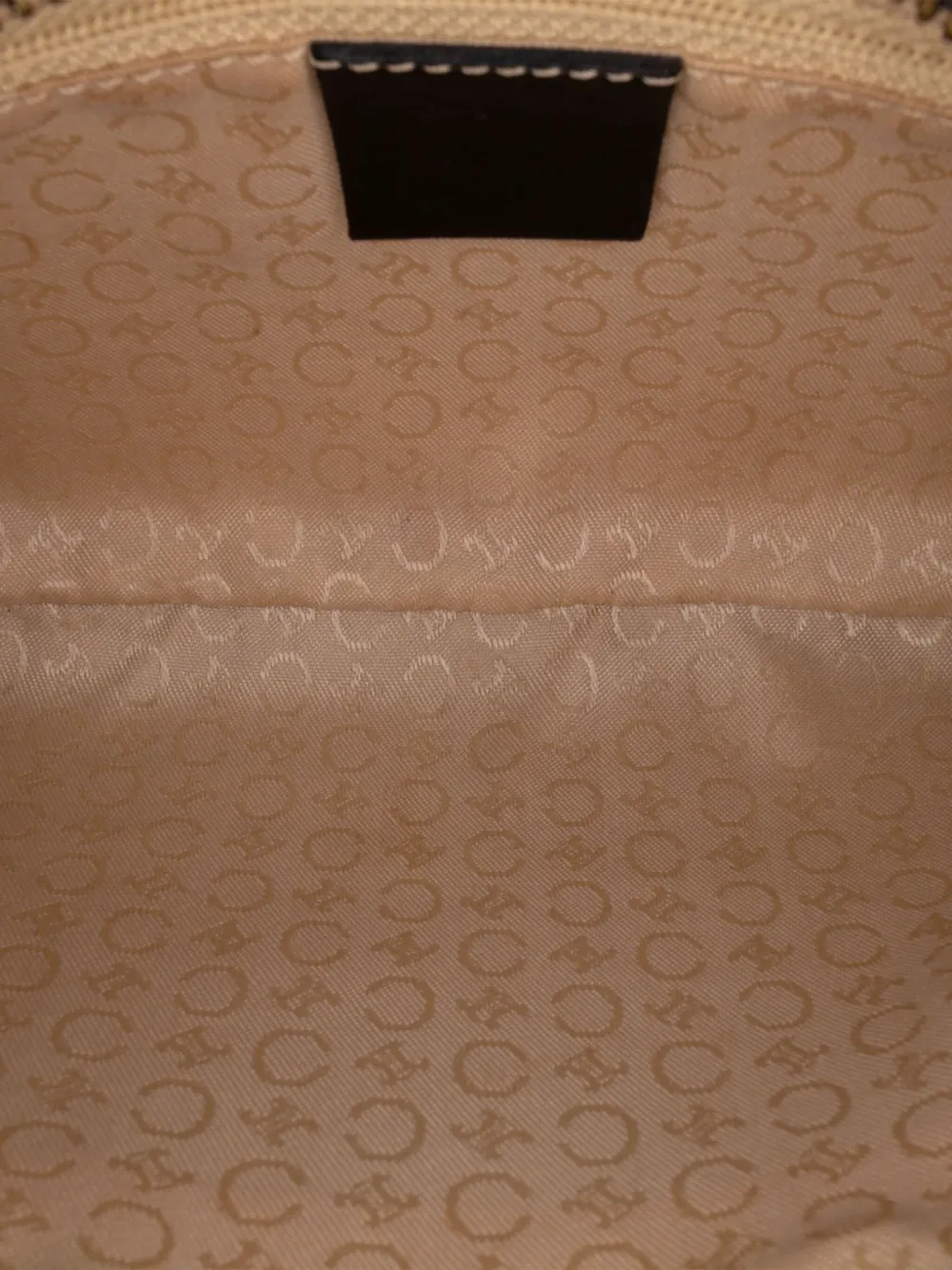 Pre-owned Celine 2000 C Macadam Canvas Shoulder Bag In Brown