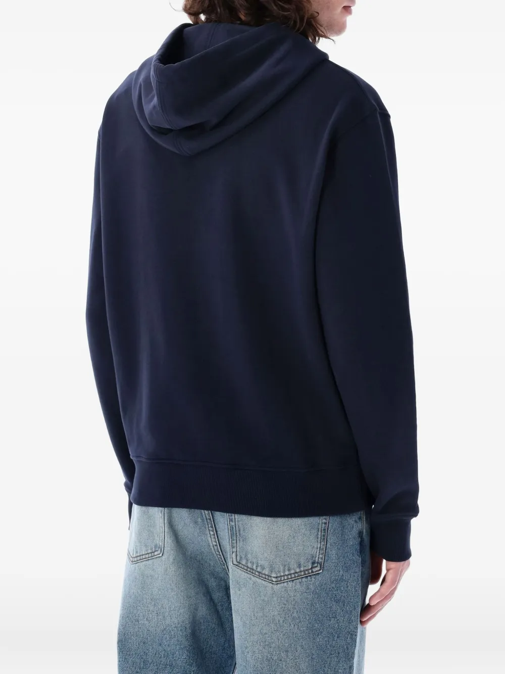 AMI Paris Hoodie met rits Blauw