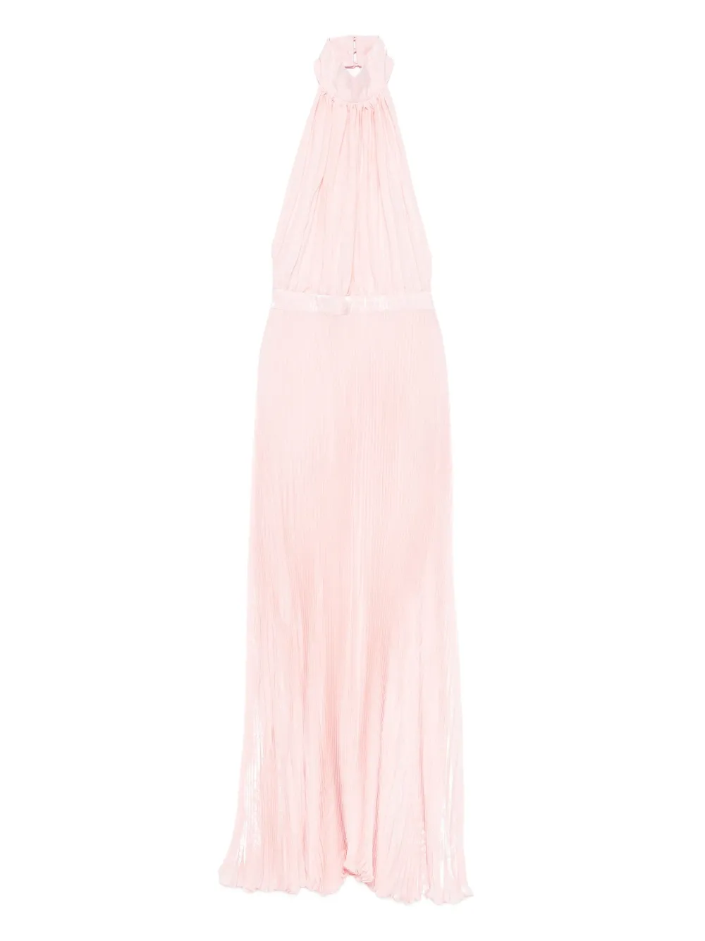 Eden halterneck pleated gown