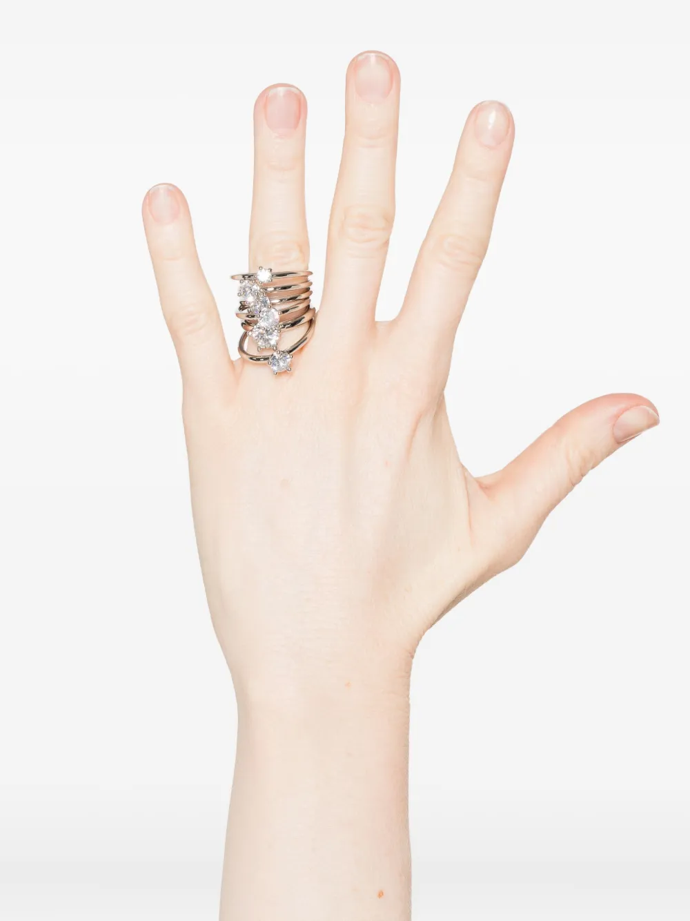 Panconesi multiple-band ring - Zilver