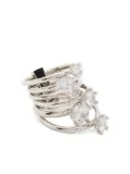 Panconesi multiple-band ring - Silver