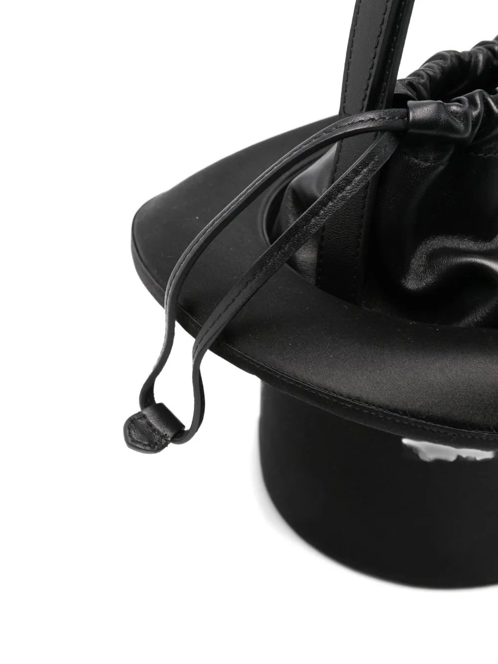Moschino mini hat-shaped shoulder bag Zwart