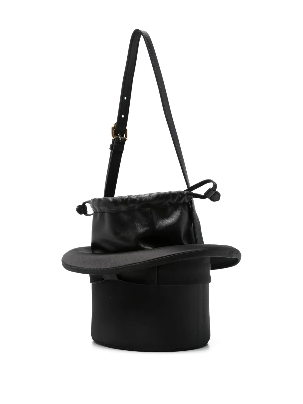 Moschino mini hat-shaped shoulder bag Zwart