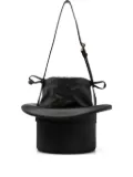 Moschino mini hat-shaped shoulder bag - Black