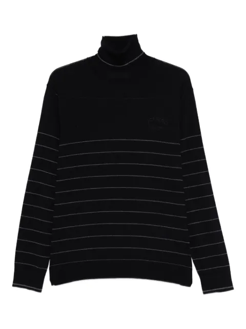 Iceberg striped-pattern turtleneck sweater
