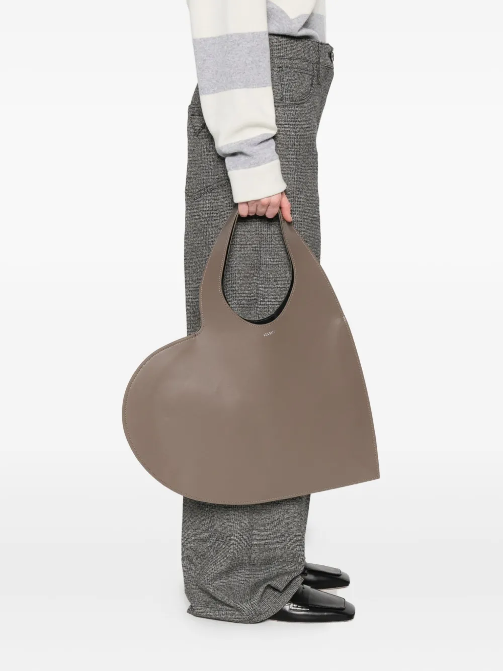 Coperni Heart tote bag Bruin